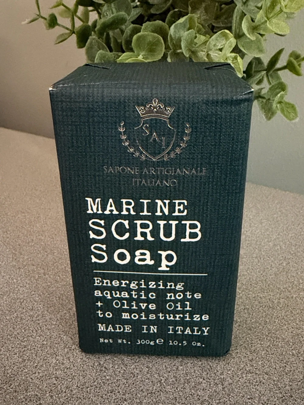 SAI MARINE SCRUB Energizing Aquatic Note Olive Oil Moisturizing Soap Bar